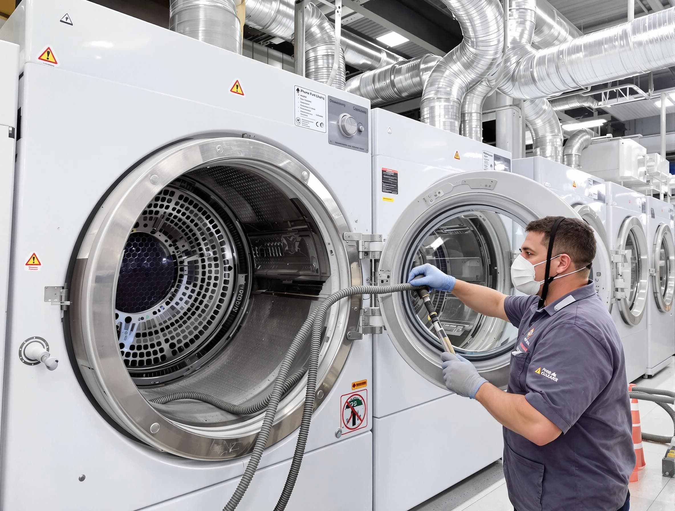 Industrial-grade dryer vent cleaning by Vineyard Dryer Vent Cleaning in Vineyard